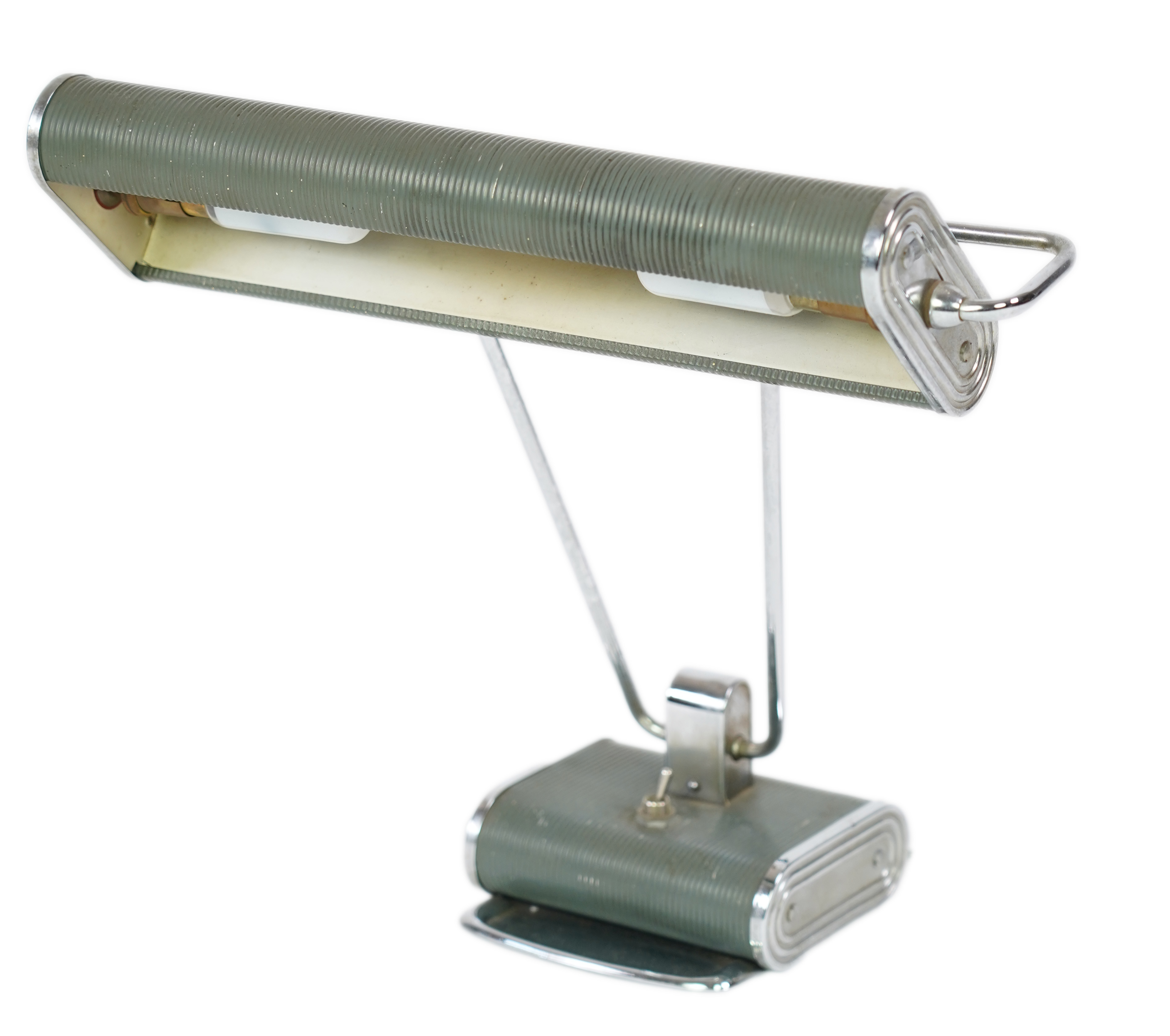 Eileen Gray (Irish, 1878-1976) for Jumo: A 1950s chrome desk lamp